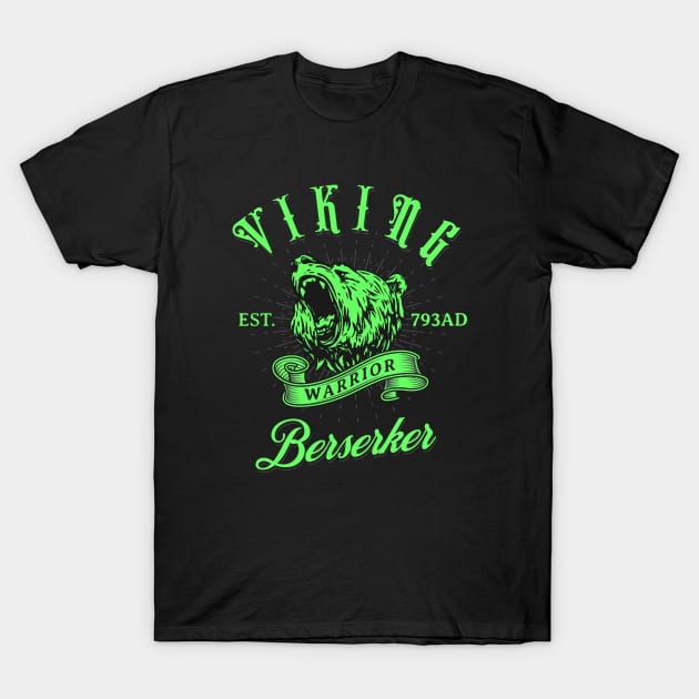 Berserker Viking T-Shirt by Scar